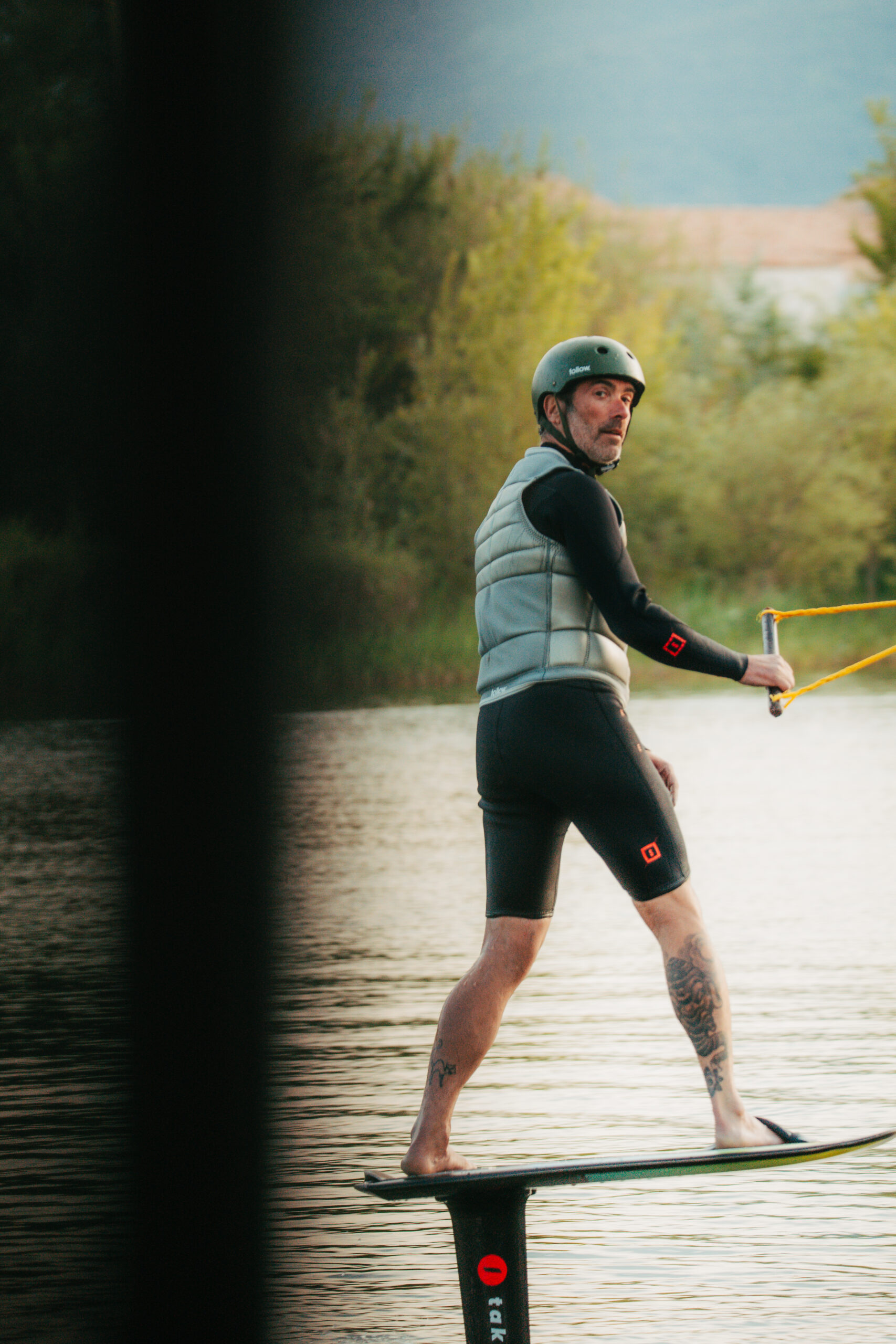 Foil session — fly above the water